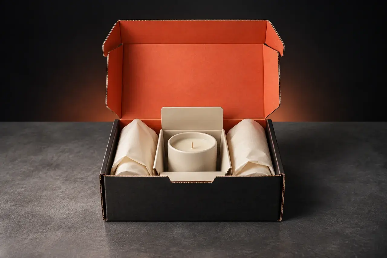 Custom corrugated mailer box concept