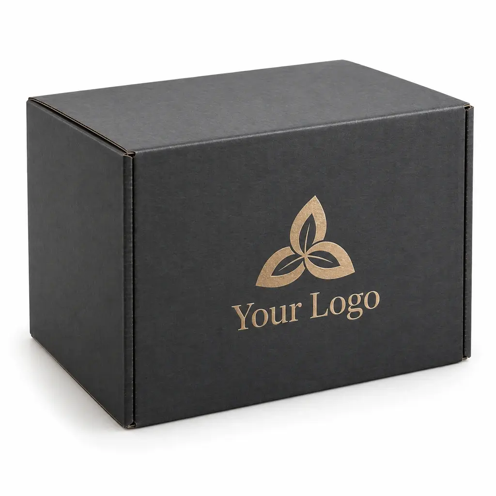 charcoal full-overlap with Your Logo logo printing on a white background
